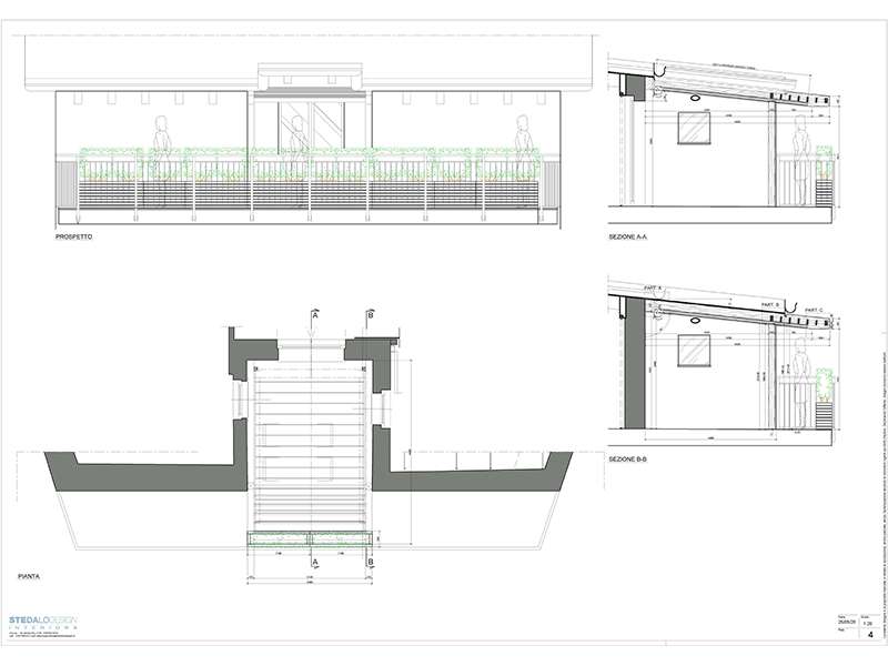 pergola stedalo design arredamento ricerca sviluppo